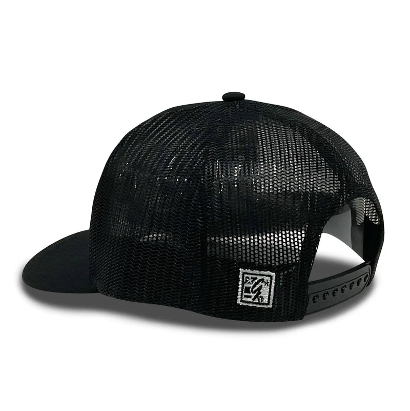 Black Rock and Roll Memphis Trucker Hat Lansky Bros.