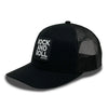 Black Rock and Roll Memphis Trucker Hat Lansky Bros.
