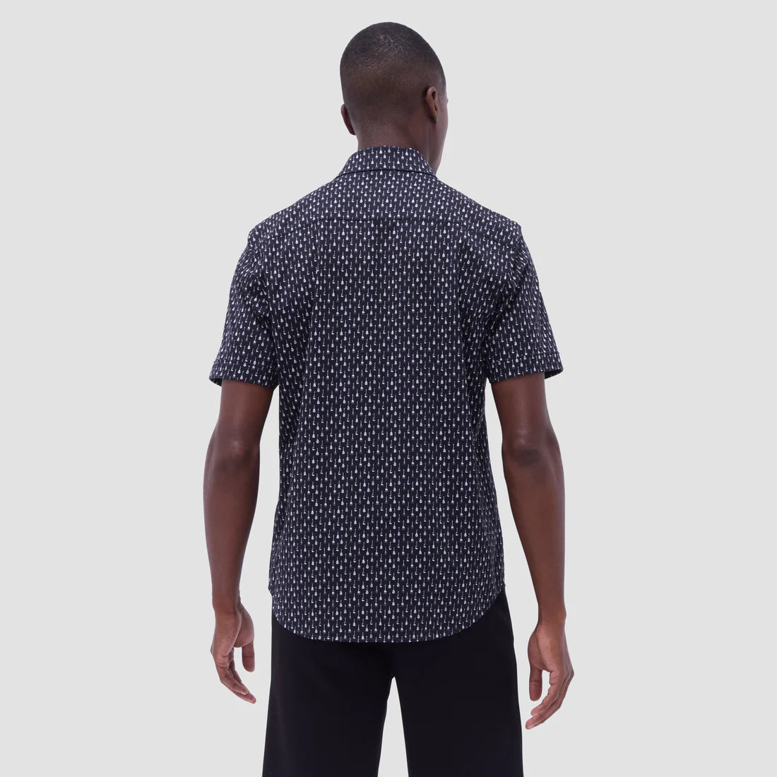 Miles Guitar OoohCotton® Short-Sleeve Shirt Bugatchi