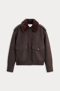 Better Than Leather Bomber Jacket - Espresso