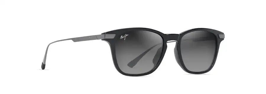 MANA‘OLANA Sunglasses - Shiny Black with Gunmetal Maui Jim