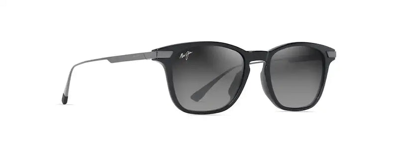 MANA‘OLANA Sunglasses - Shiny Black with Gunmetal Maui Jim