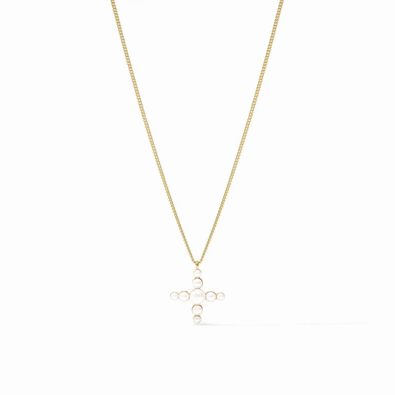 Gumdrop Cross Delicate Necklace JULIE VOS