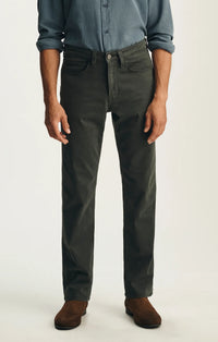 Relaxed Straight Leg Pants -  Deep Teal Twill