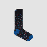 Tennis Mid-Calf Socks - Black Bugatchi