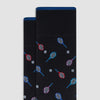 Tennis Mid-Calf Socks - Black Bugatchi