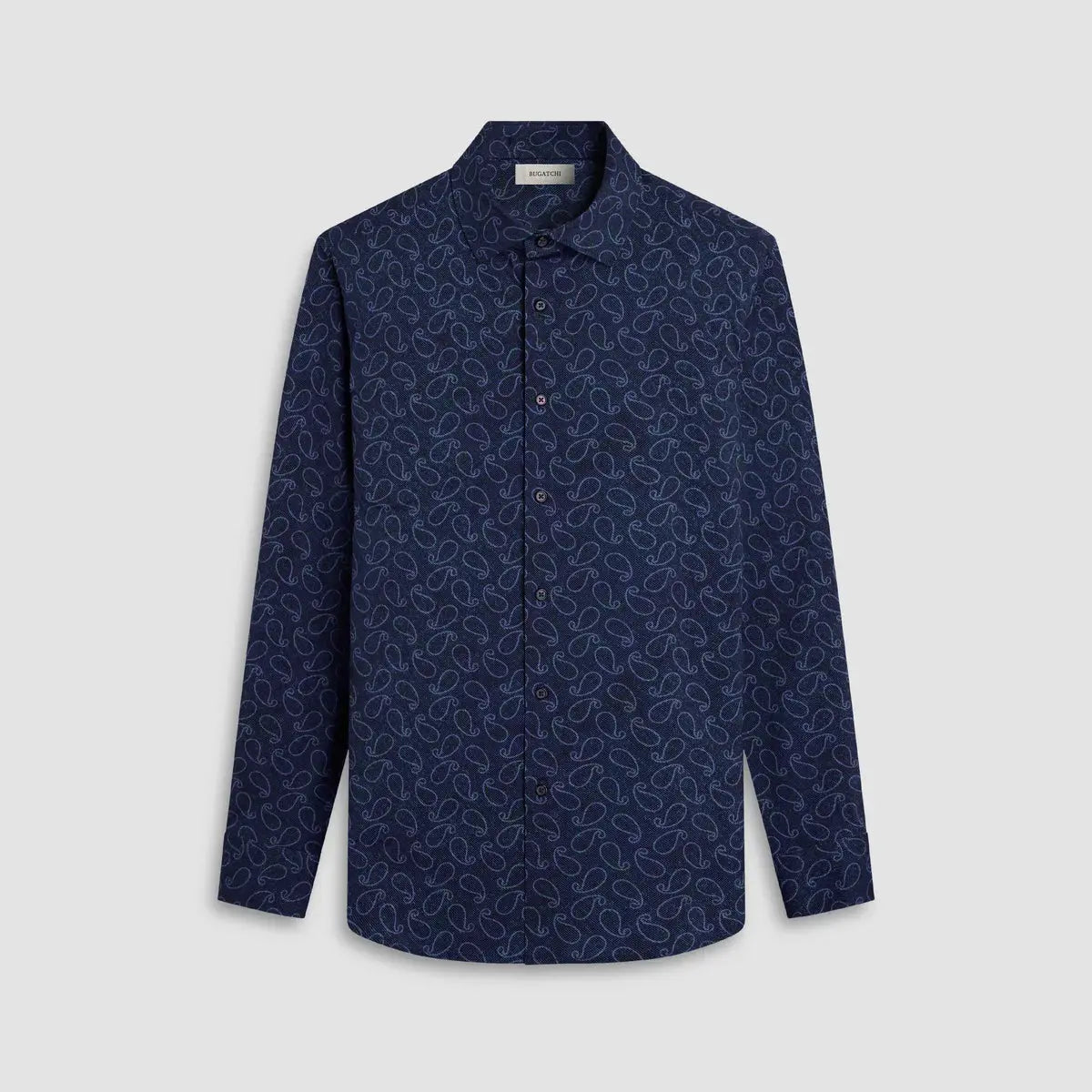 James Paisley OoohCotton® Shirt Bugatchi