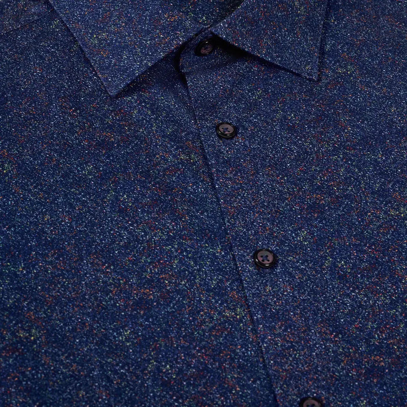 James Marbled OoohCotton® Shirt Bugatchi
