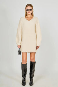 Chunky Rib Oversized Mini Dress ENDLESS ROSE