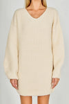 Chunky Rib Oversized Mini Dress ENDLESS ROSE