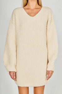 Chunky Rib Oversized Mini Dress ENDLESS ROSE