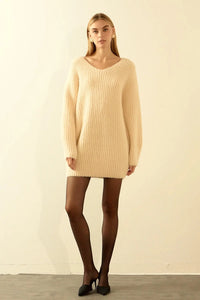 Chunky Rib Oversized Mini Dress ENDLESS ROSE
