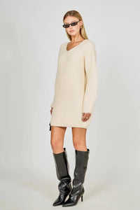 Chunky Rib Oversized Mini Dress ENDLESS ROSE