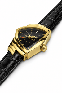 Ventura Quartz Watch - Black/Gold