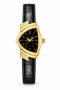 Ventura Quartz Watch - Black/Gold