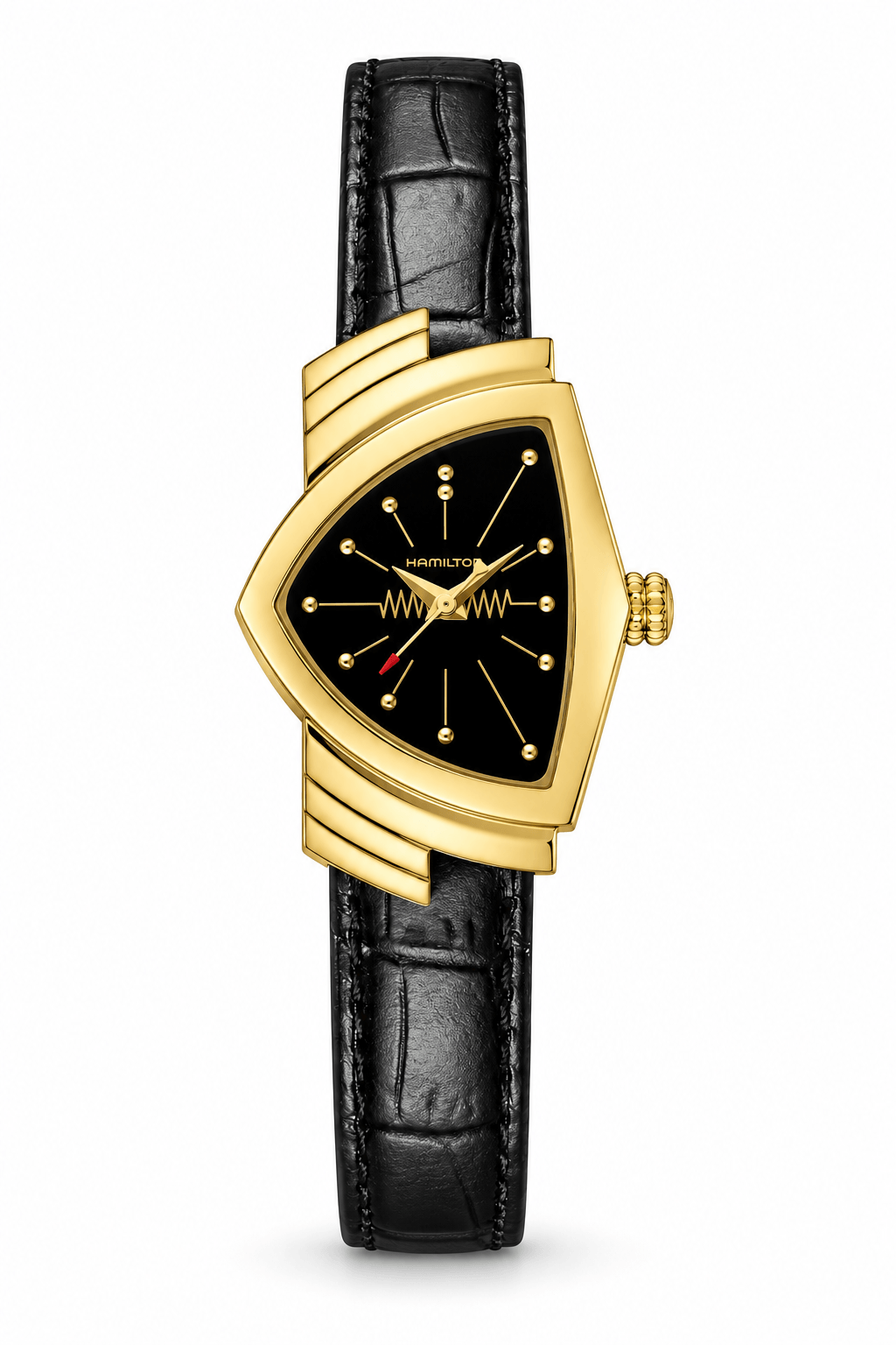 Ventura Quartz Watch - Black/Gold
