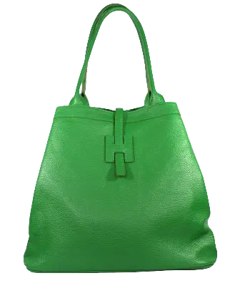 Oversized H Tote - Kelly Green HHB