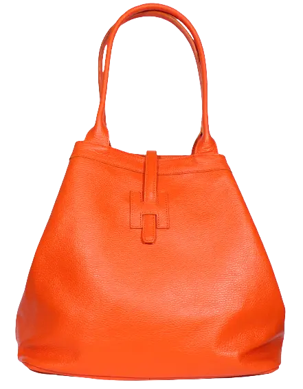 Oversized H Tote - Orange HHB