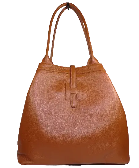Oversized H Tote - Cognac HHB