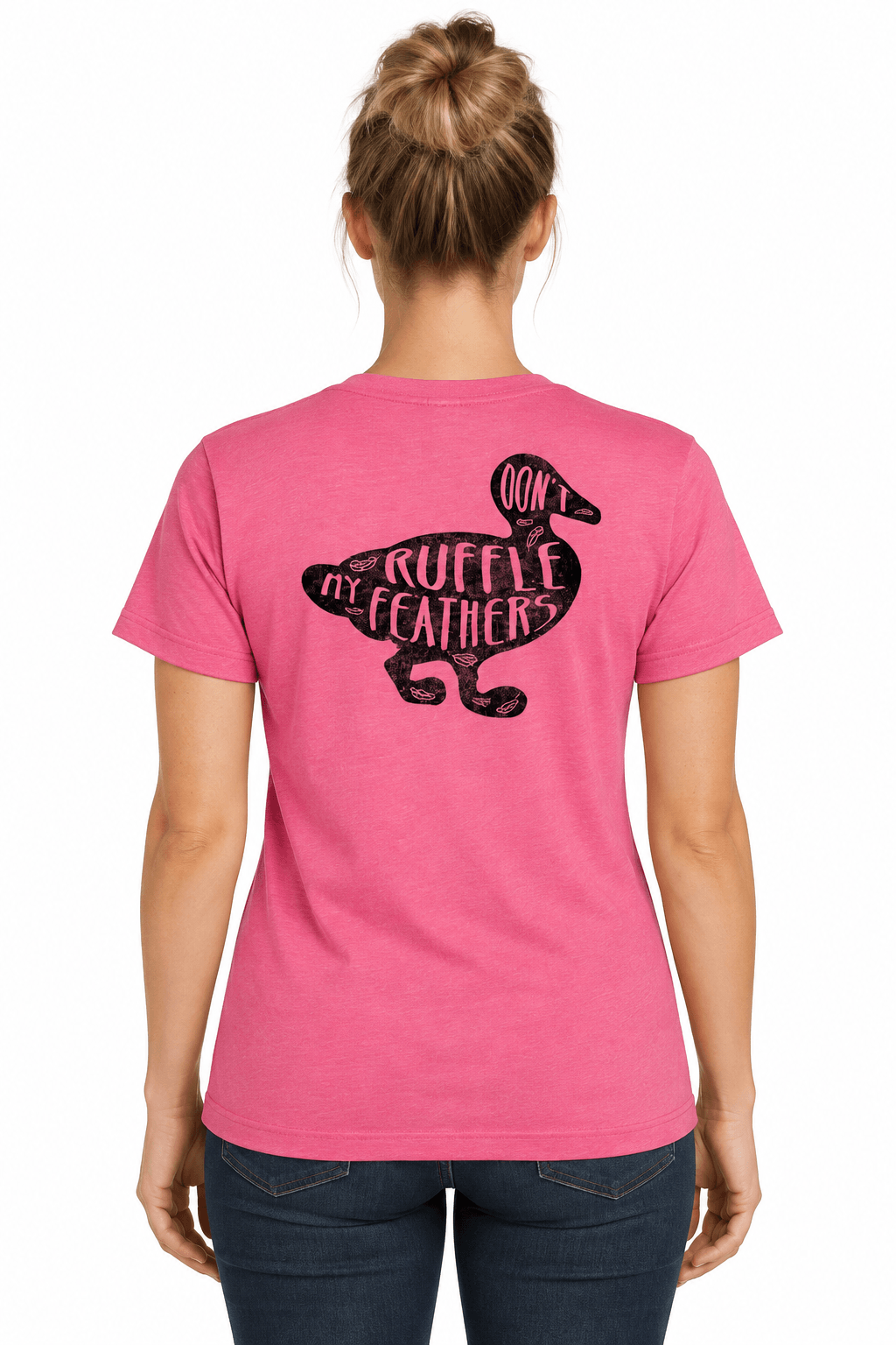 Don't Ruffle My Feathers Tee - Pink