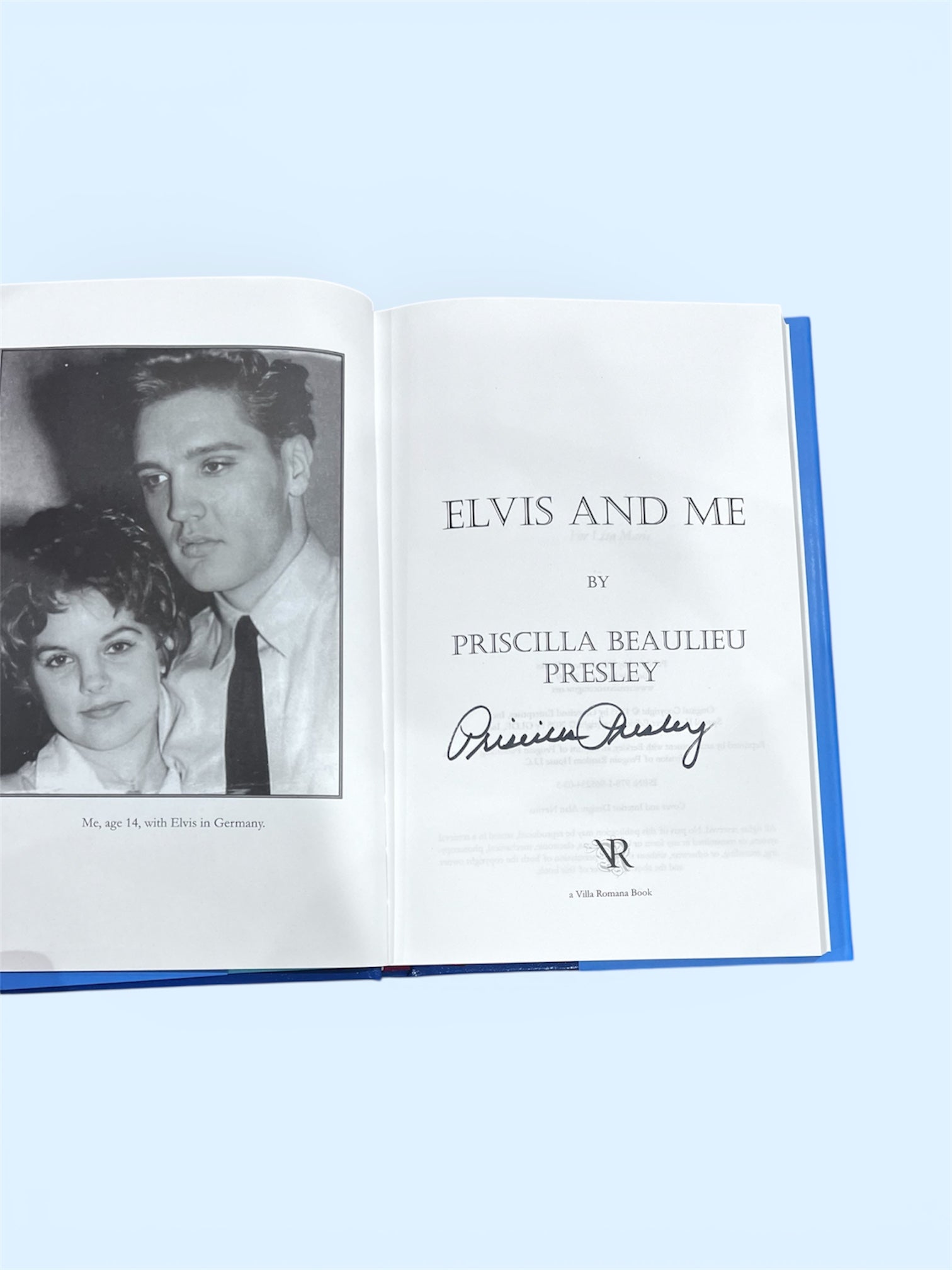Elvis and Me Book by Priscilla Presley *signed copy – Lansky Bros.