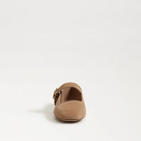Michaela Mary Jane Flat - Cypress Tan Suede