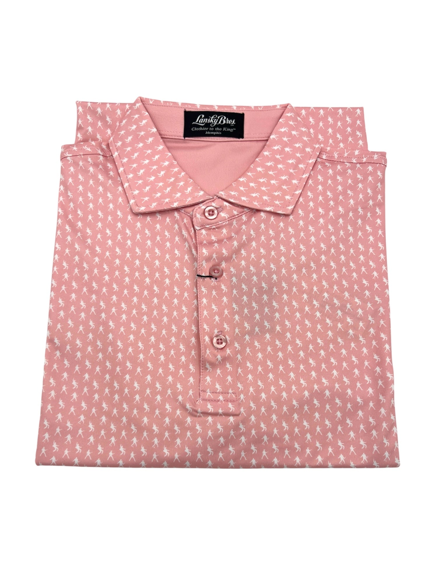 Elvis Silhouette Polo - Pink