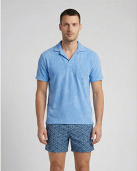 Johnny Towel Polo Shirt - Blue