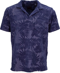 Johnny Towel Polo Shirt - Navy