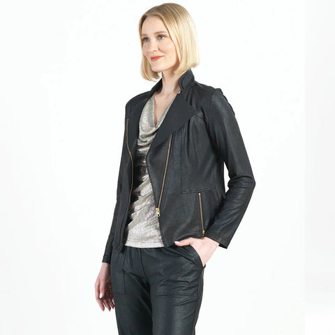 Liquid Leather™ Signature Jacket - Black Clara Sun Woo