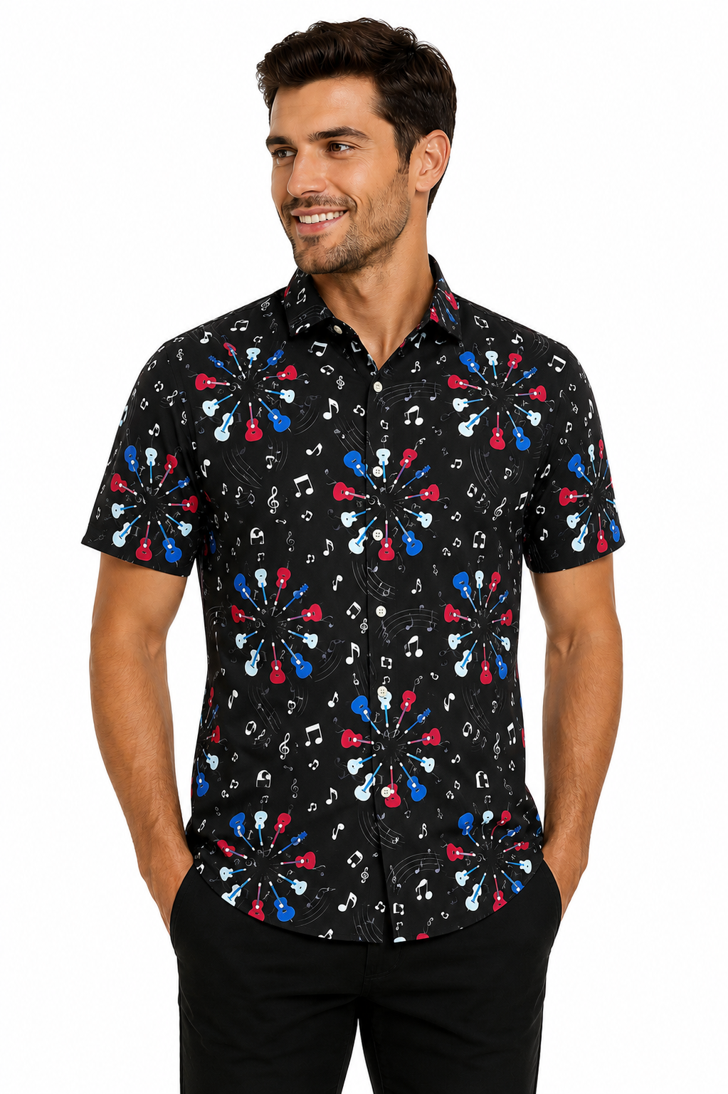 Gary Clark Guitar Sport Shirt