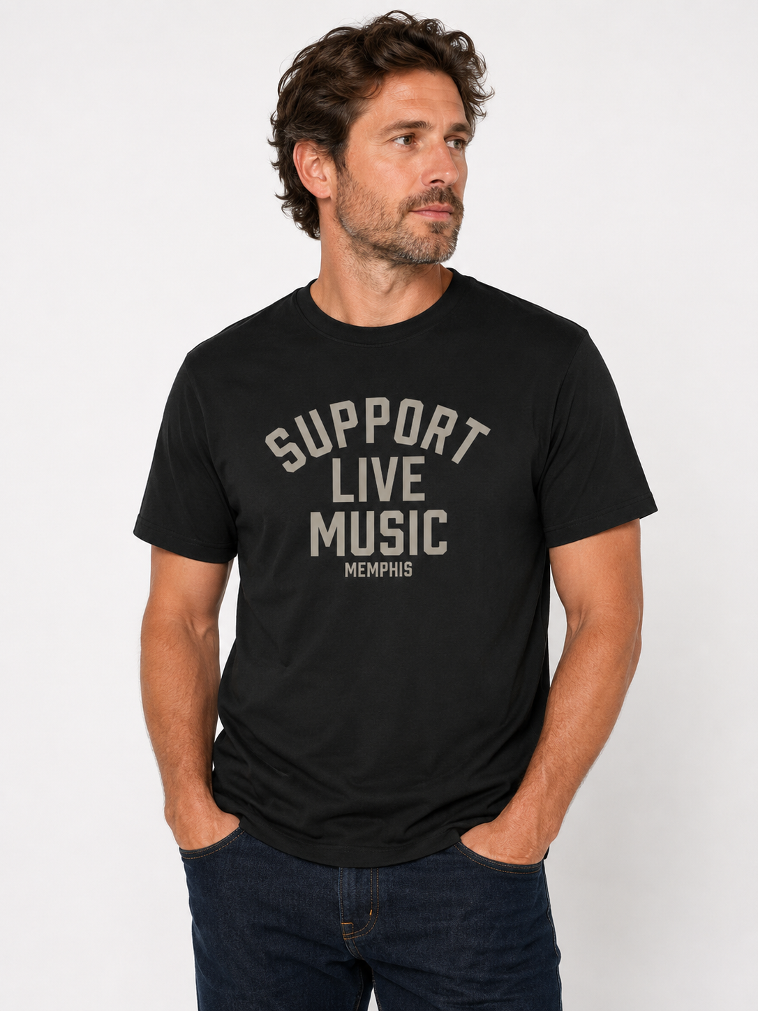 Support Live Music Tee