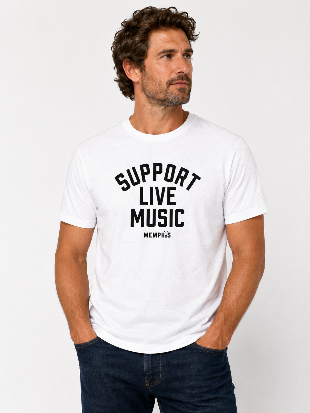 Support Live Music Tee