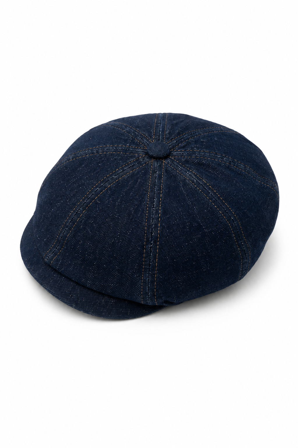 Dark Denim Flat Cap