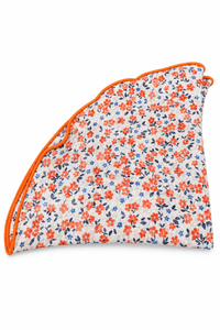 Floral Silk Pocket Round
