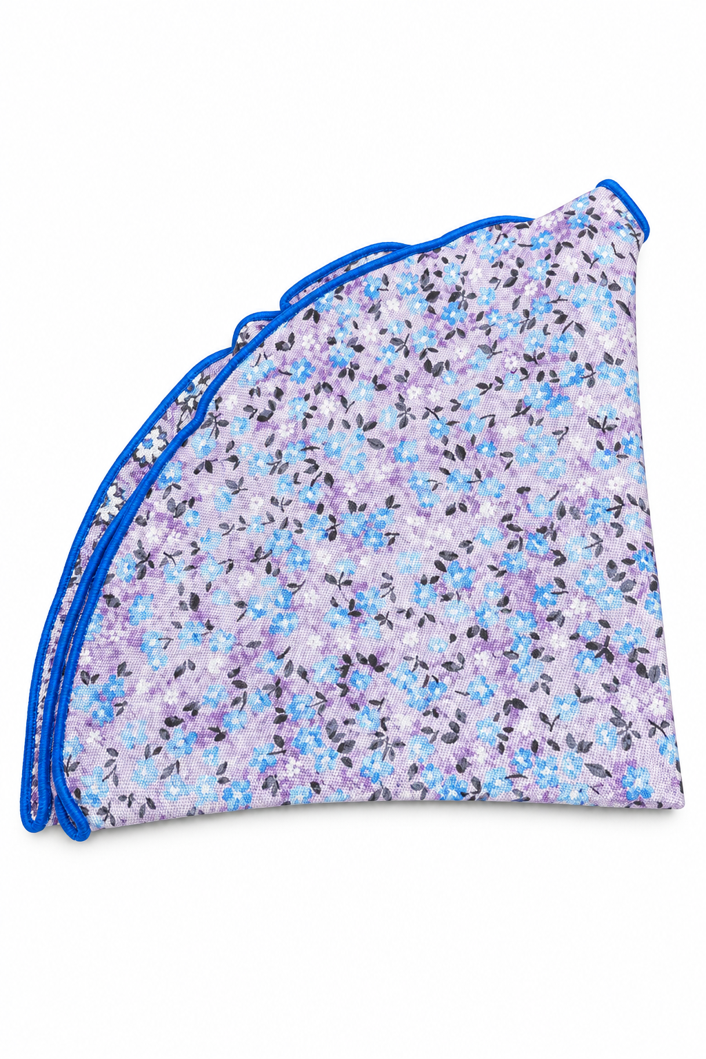 Floral Silk Pocket Round