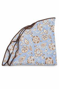 Floral Silk Pocket Round