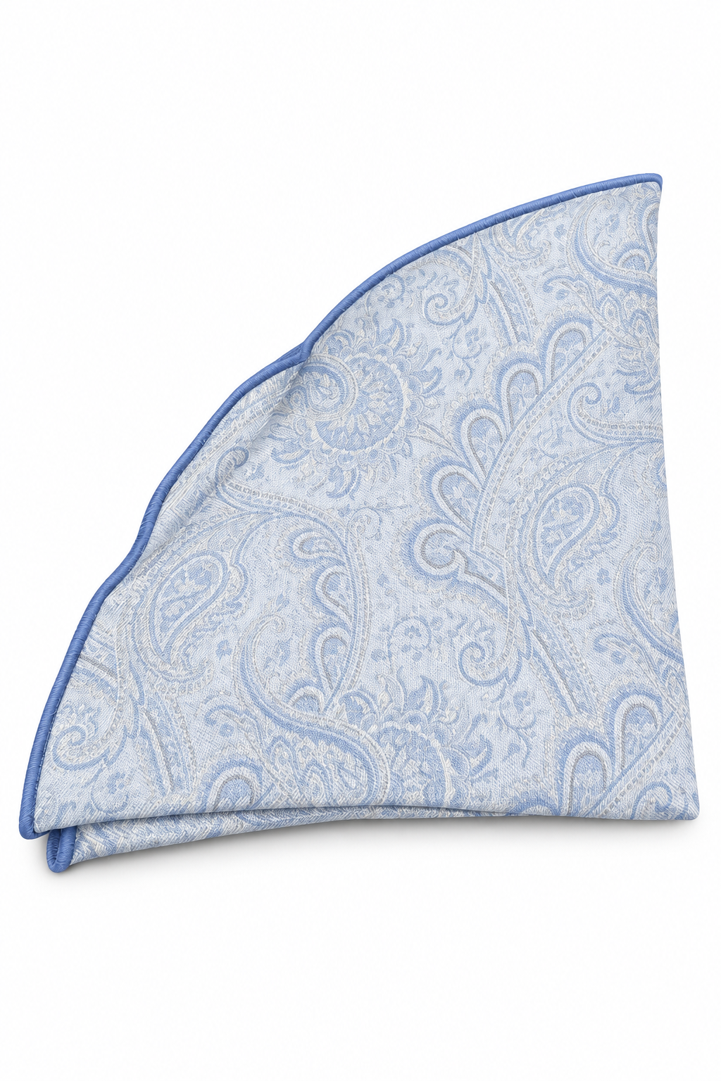 Paisley Silk Pocket Round