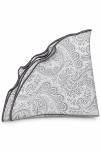 Paisley Silk Pocket Round