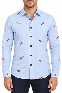 Pique Guitar Sport Shirt