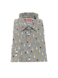 Pinstripe Guitar Sport Shirt