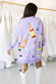QOS Lavender Champagne Dress