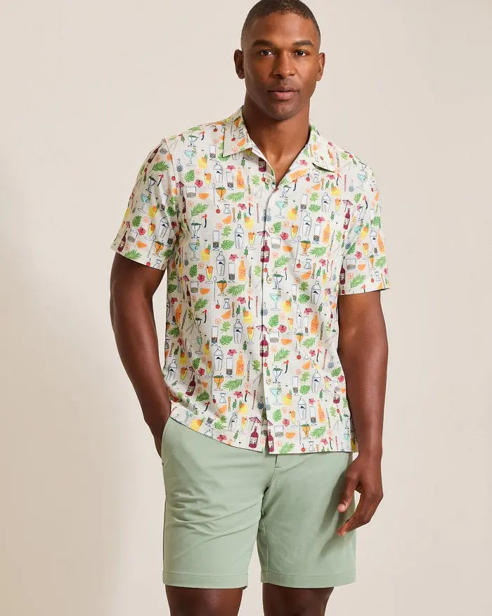Bahama Coast Lemon Lounge IslandZone® Shirt Tommy Bahama