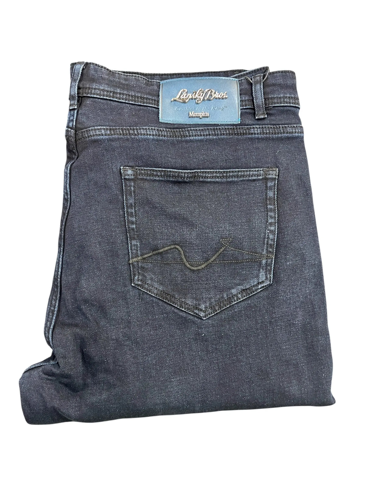 Lansky Bros. Dark Navy Denim Jeans Clothier to The King