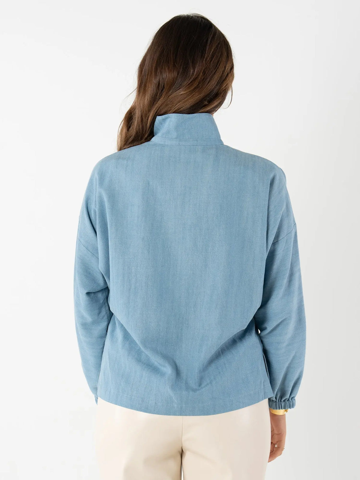 Denim Chambray Poppy Top EMILY McCARTHY