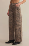 Marli Denim Leopard Pants Z Supply