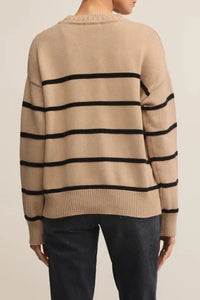 BOYFRIEND STRIPED SWEATER Z Supply