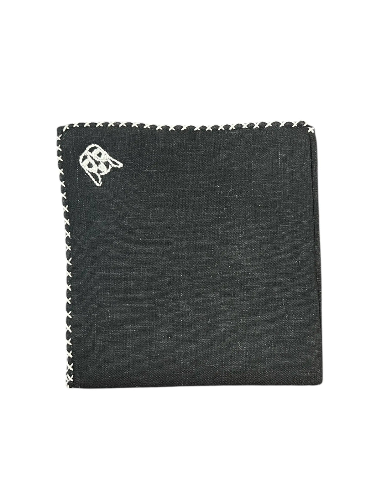 Limited Edition Hound Dog Pocket Square - Black Clothier to The King