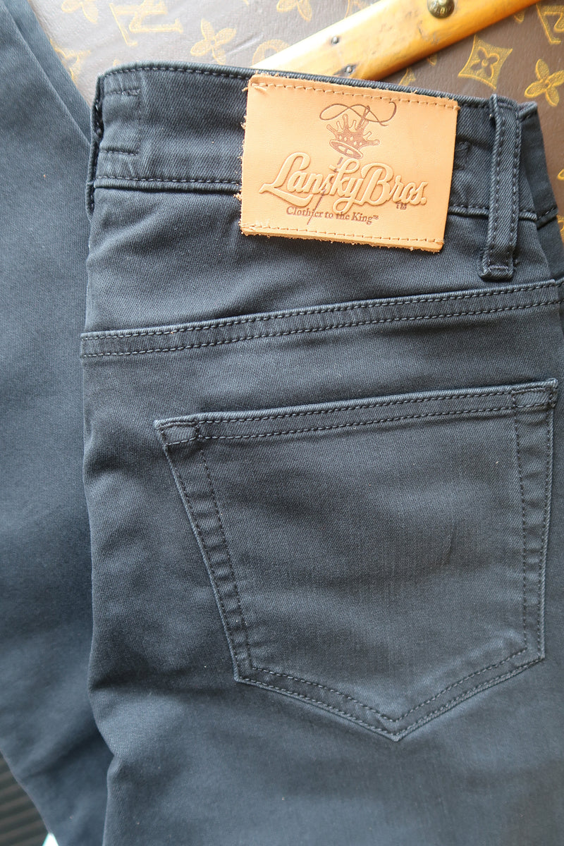 Clothier to the King Black Denim