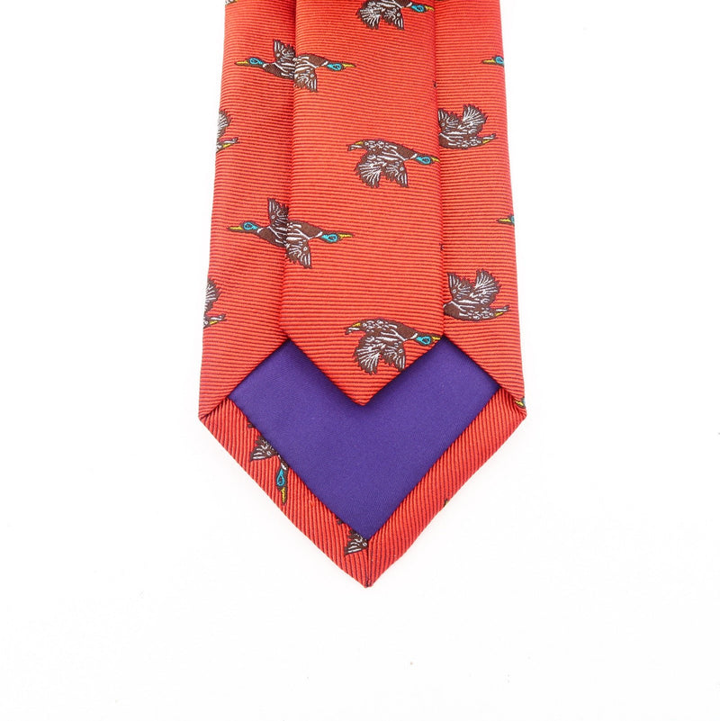 English Woven Silk Flying Mallard Tie